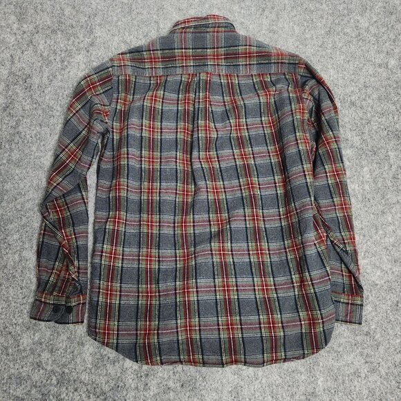 LL Bean Flannel Shirt Men S Traditional Fit Multicolor Scotch Plaid Button Down - Picture 2 of 6